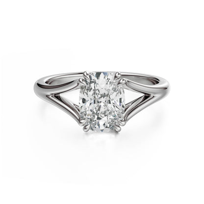 The Weaver Ring | Elongated Cushion | Setting Only - Lavender Creek Gems 