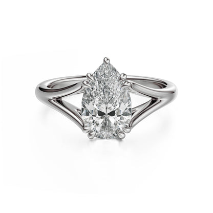 The Weaver Ring | Pear | Setting Only - Lavender Creek Gems 