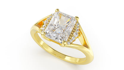 The Serendipity Ring | Radiant | Setting Only