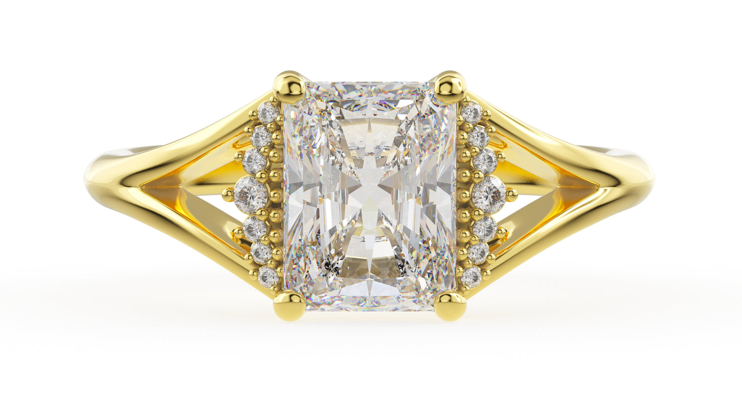 The Serendipity Ring | Radiant | Setting Only
