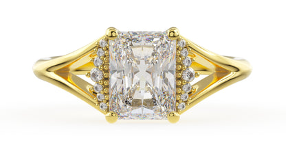 The Serendipity Ring | Radiant | Setting Only