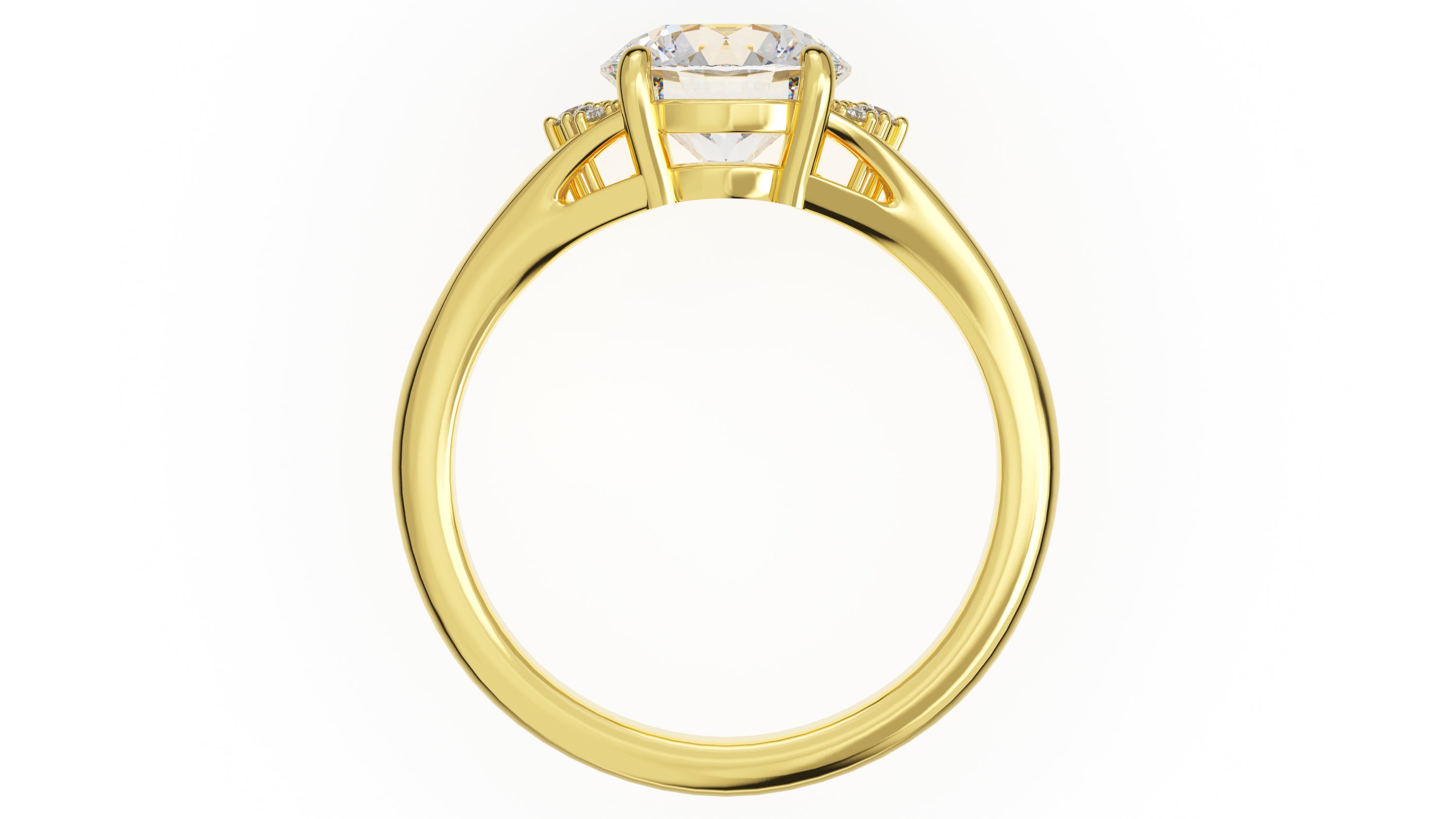 The Serendipity Ring | Round | Setting Only