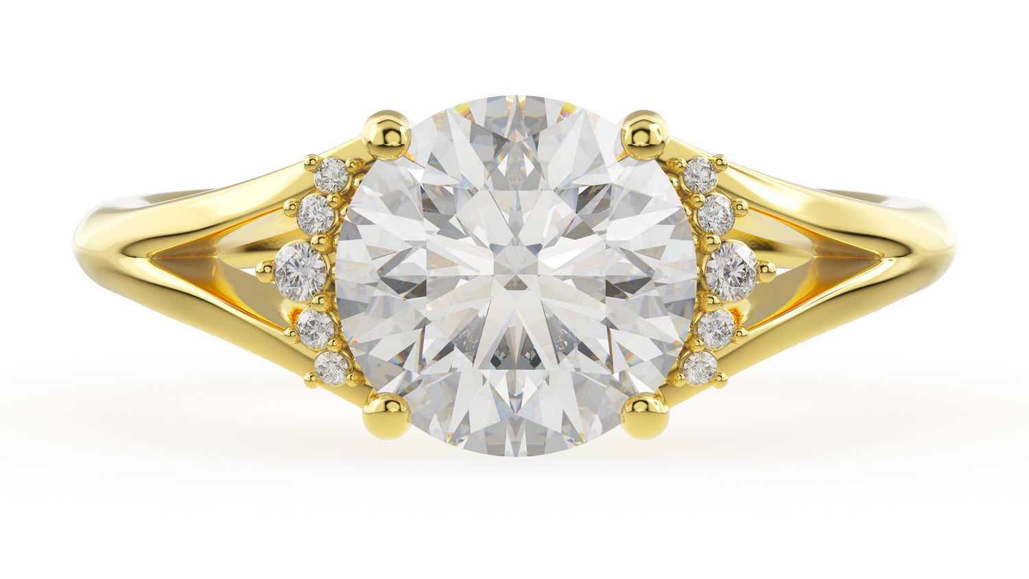 The Serendipity Ring | Round | Setting Only