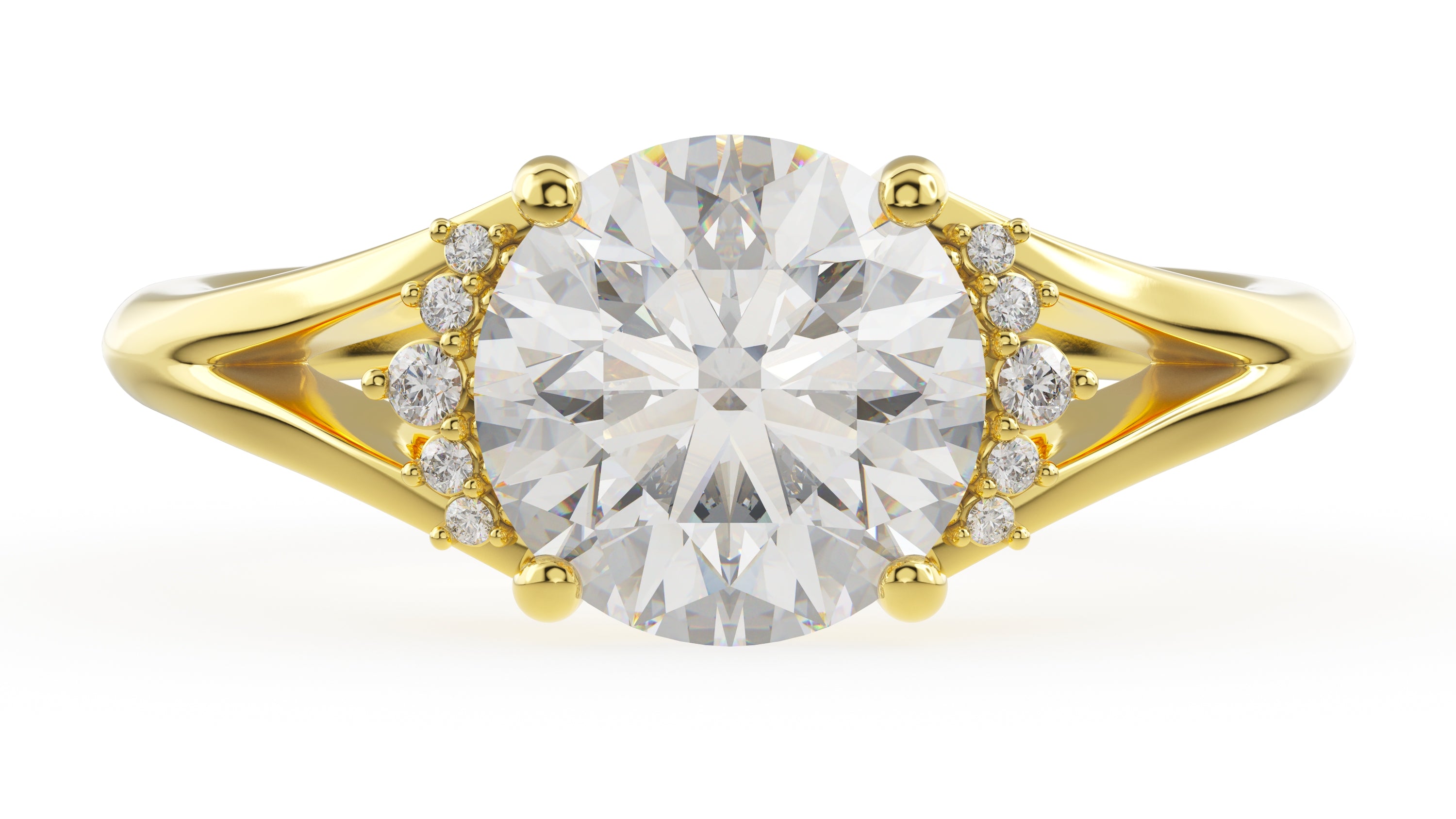 The Serendipity Ring | Round | Setting Only