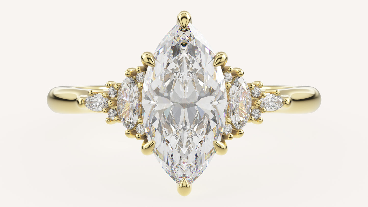 The Maeve Ring | Marquise | Setting Only