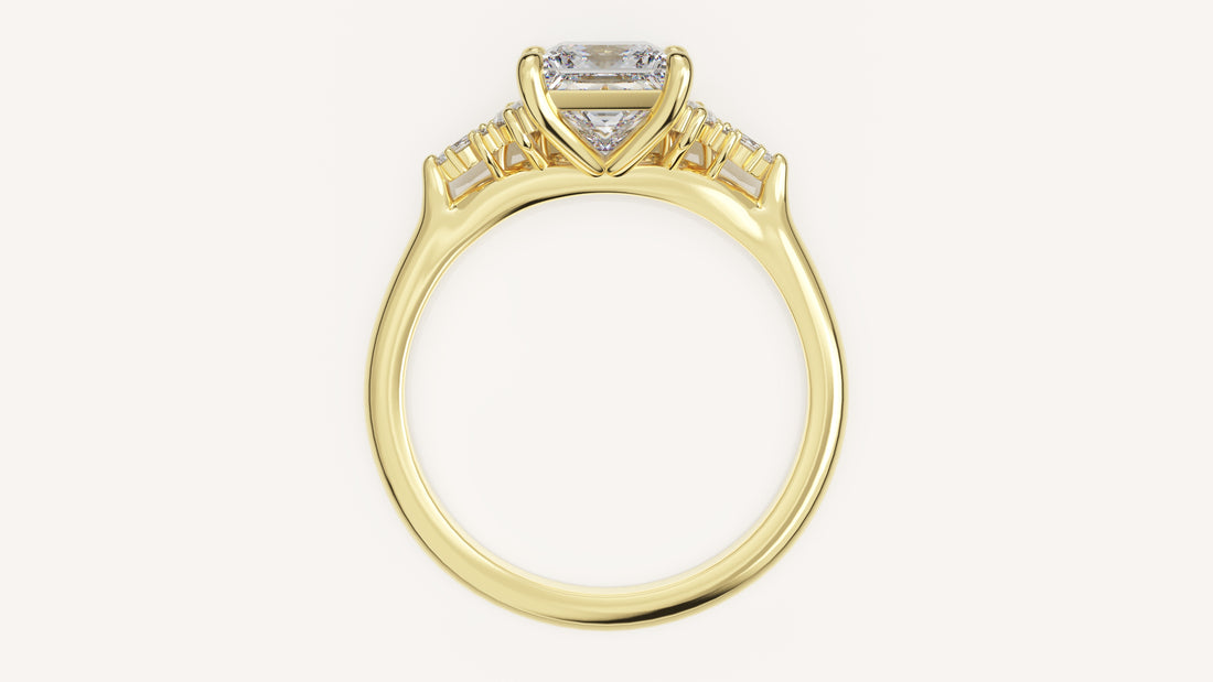 The Maeve Ring | Princess | Setting Only - Lavender Creek Gems 