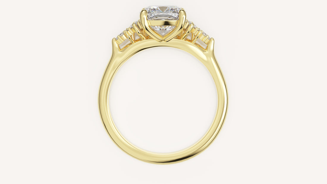 The Maeve Ring | Cushion | Setting Only - Lavender Creek Gems 