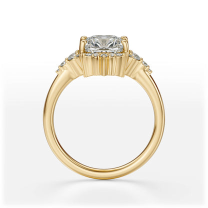 The Comtesse Ring | Cushion | Setting Only