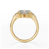 The Comtesse Ring | Elongated Cushion | Setting Only - Lavender Creek Gems 