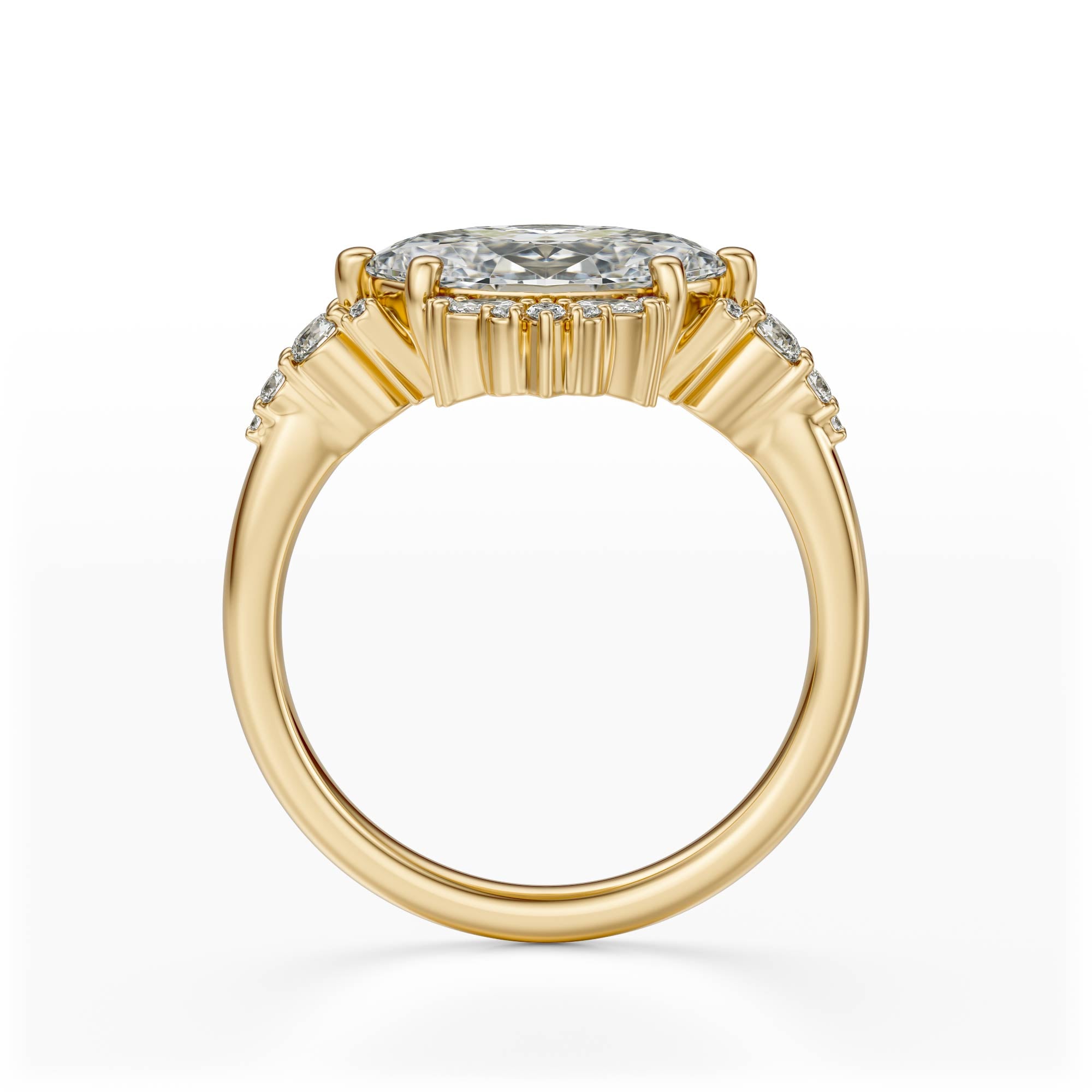 The Comtesse Ring | Marquise | Setting Only