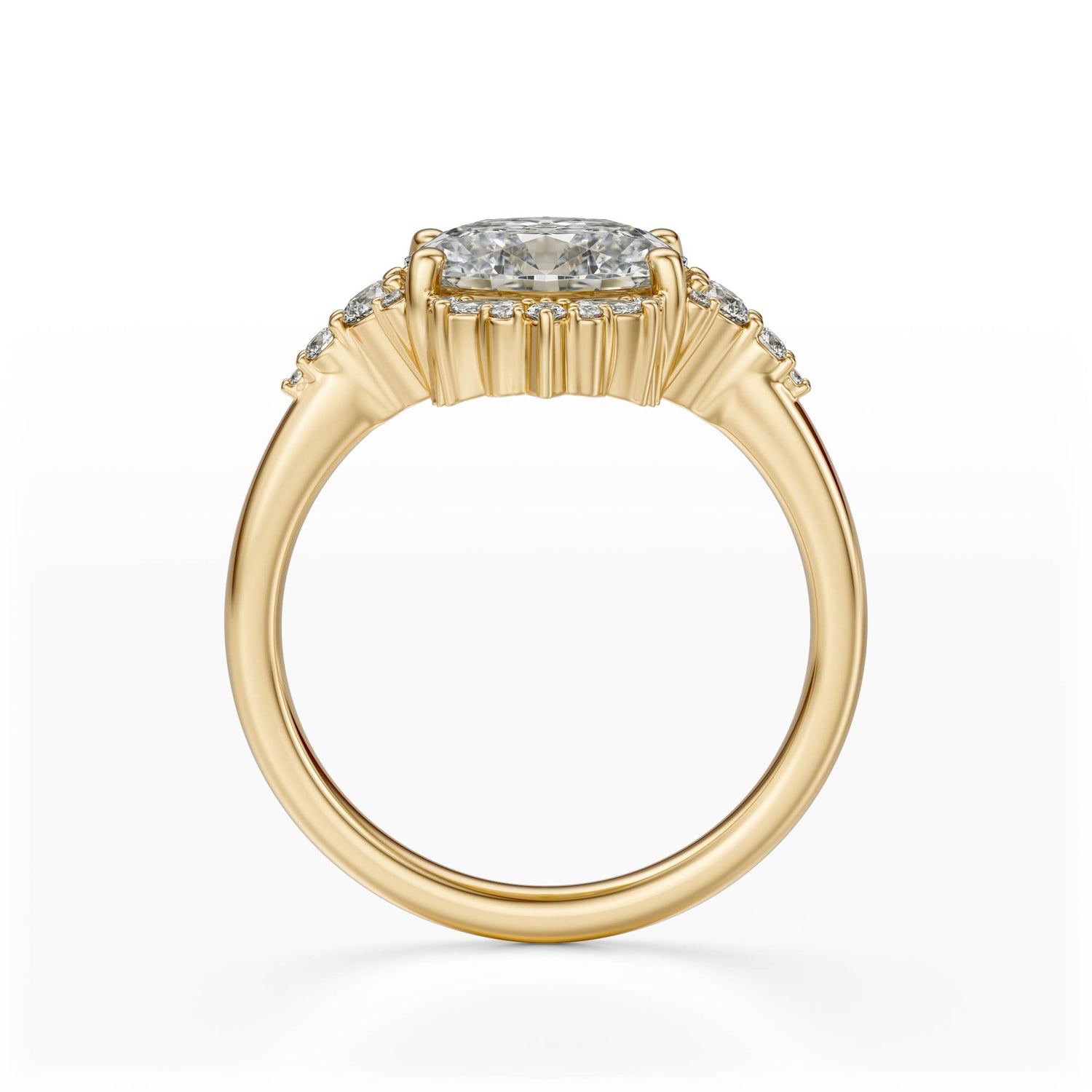 The Comtesse Ring | Oval | Setting Only