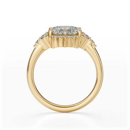 The Comtesse Ring | Oval | Setting Only