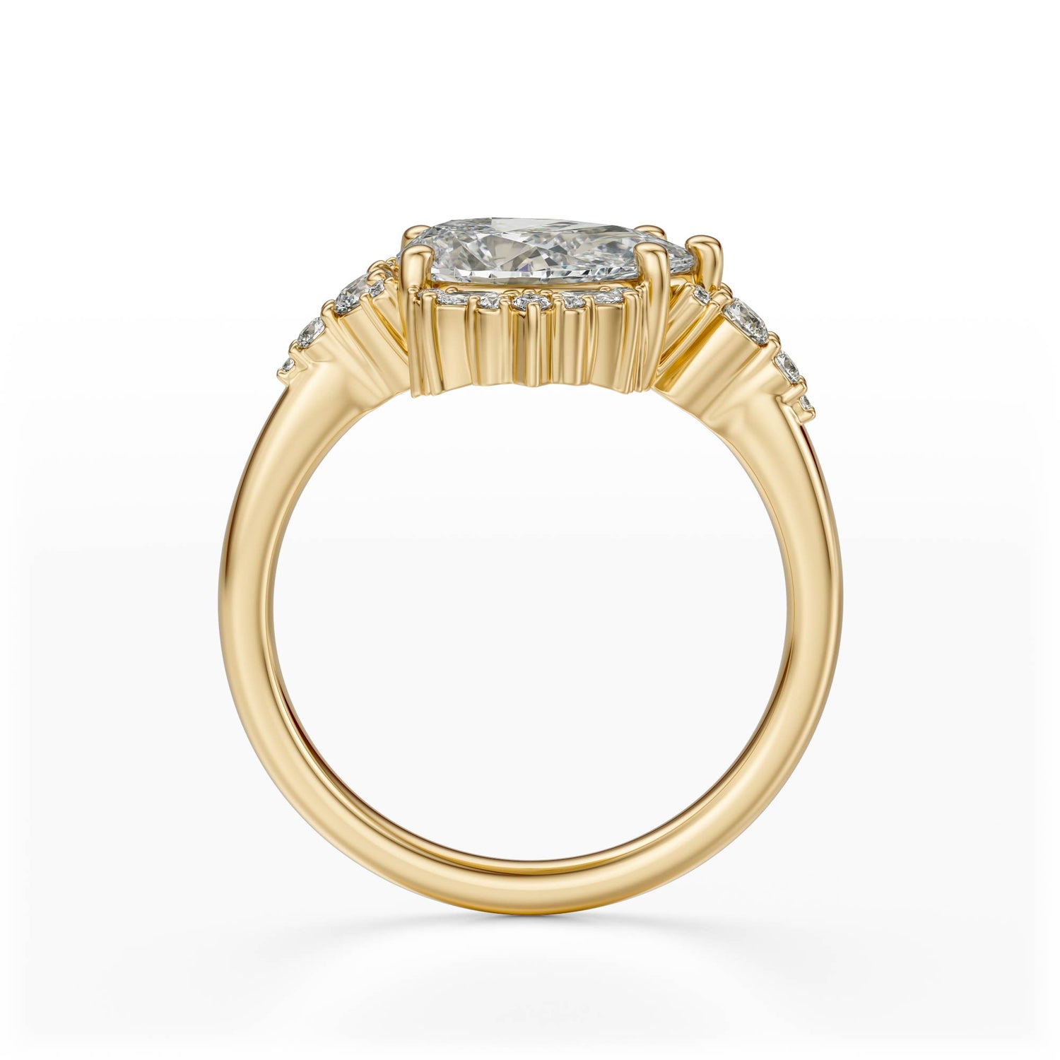 The Comtesse Ring | Pear | Setting Only
