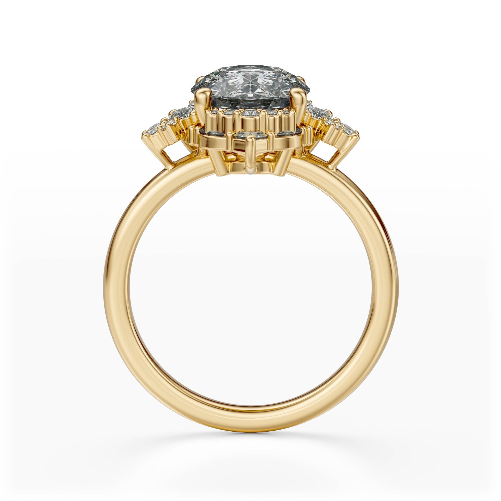 The Naevia Ring | Round