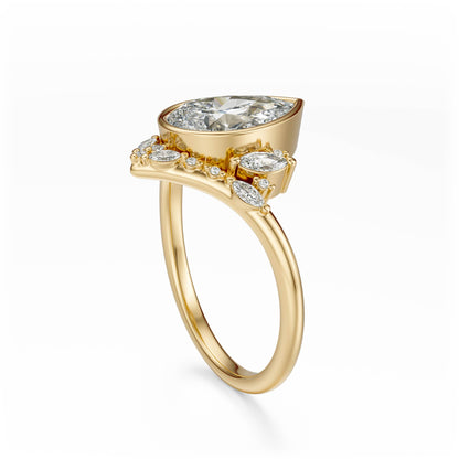 The Bezel Aurora Ring | Setting Only