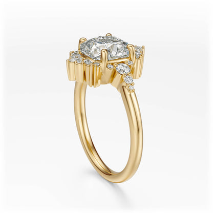 The Comtesse Ring | Cushion | Setting Only