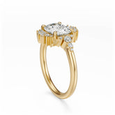 The Comtesse Ring | Elongated Cushion | Setting Only - Lavender Creek Gems 