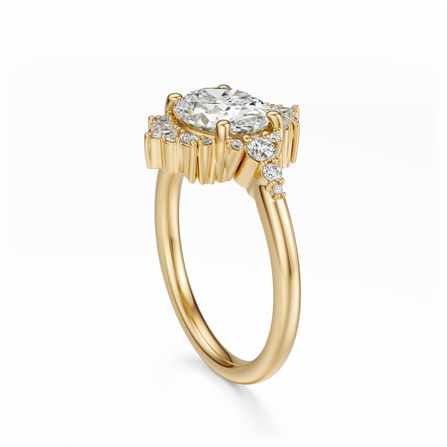 The Comtesse Ring | Oval | Setting Only