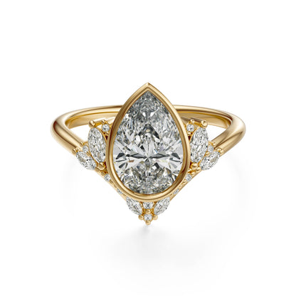 The Bezel Aurora Ring | Setting Only