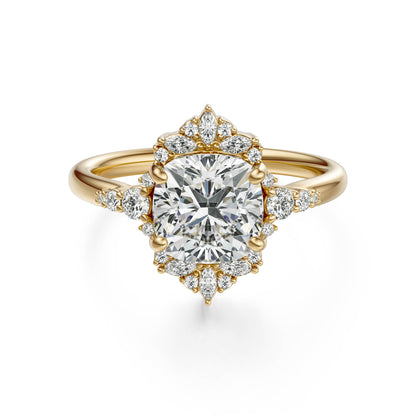 The Comtesse Ring | Cushion | Setting Only