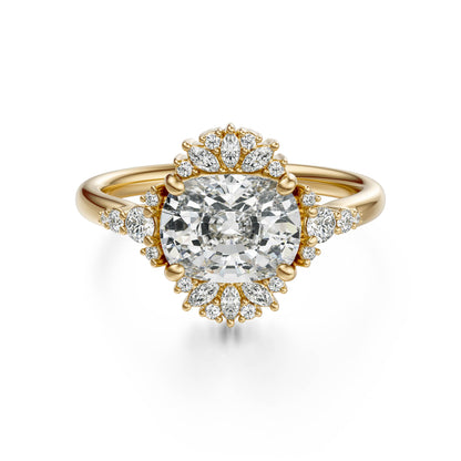 The Comtesse Ring | Elongated Cushion | Setting Only