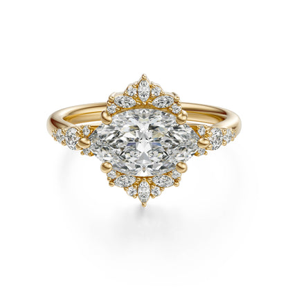 The Comtesse Ring | Marquise | Setting Only