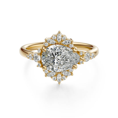 The Comtesse Ring | Pear | Setting Only