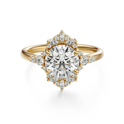 The Comtesse Ring | Round | Setting Only
