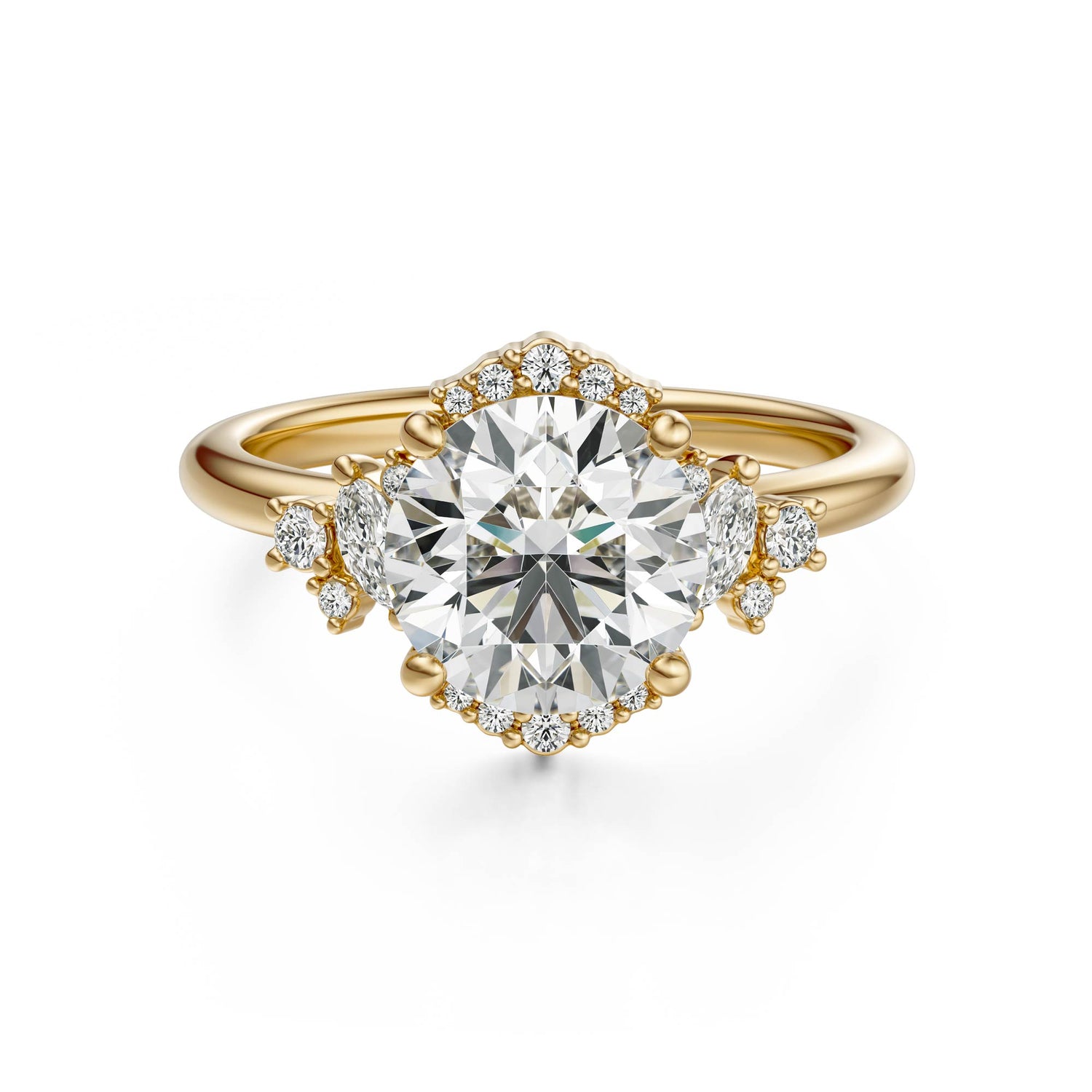 The Naevia Ring | Round