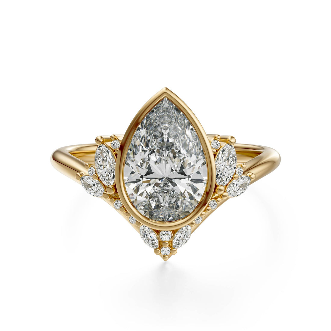 The Bezel Aurora Ring | Setting Only