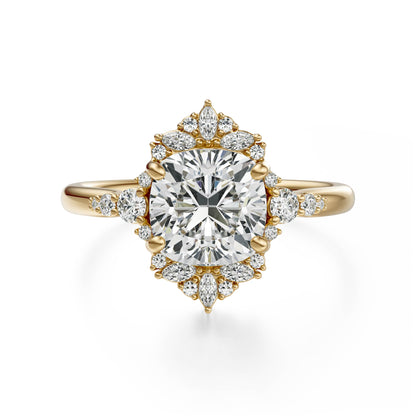 The Comtesse Ring | Cushion | Setting Only