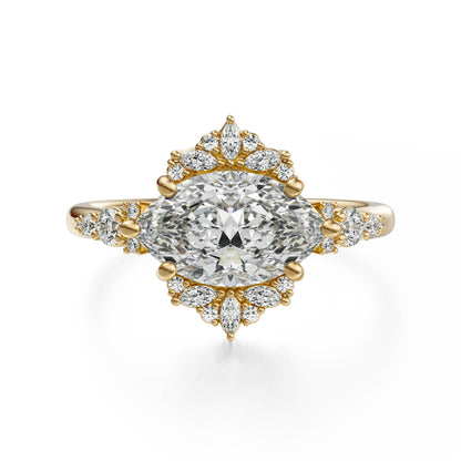 The Comtesse Ring | Marquise | Setting Only