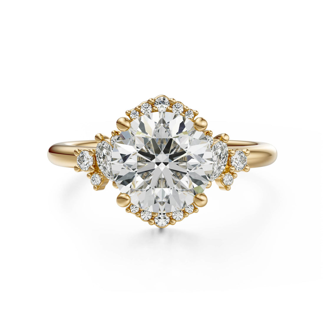 The Naevia Ring | Round