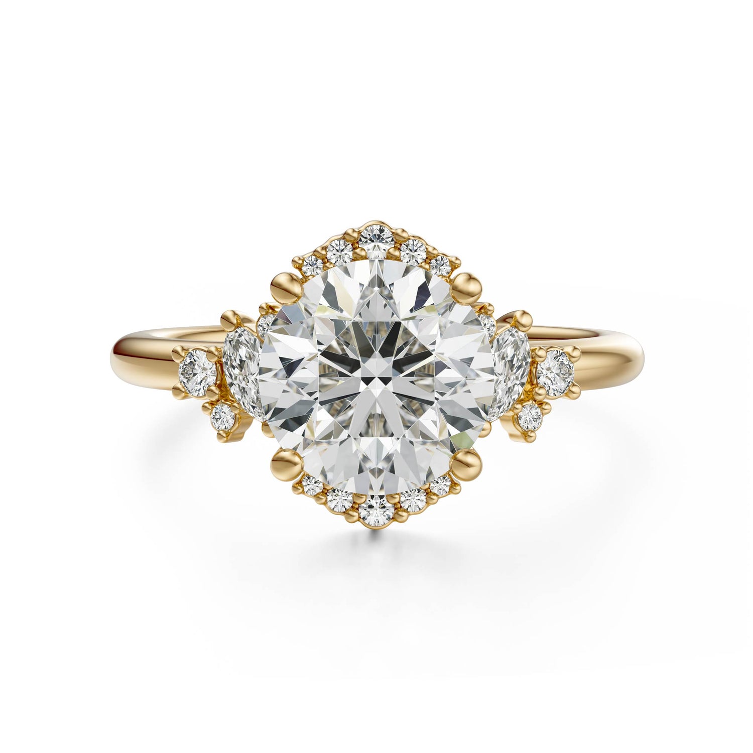 The Naevia Ring | Round