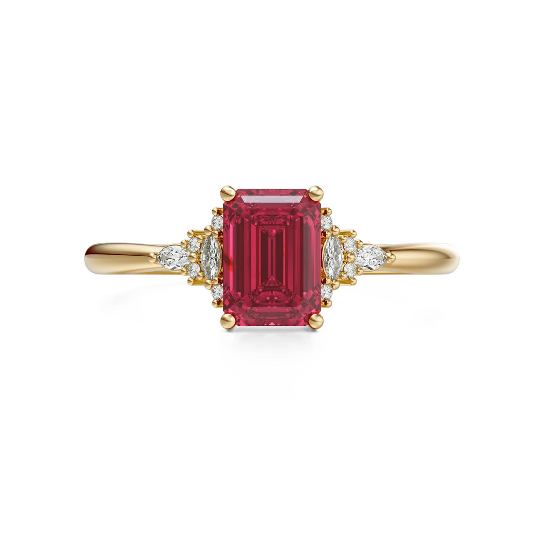 The Mini Maeve Ring | Ruby