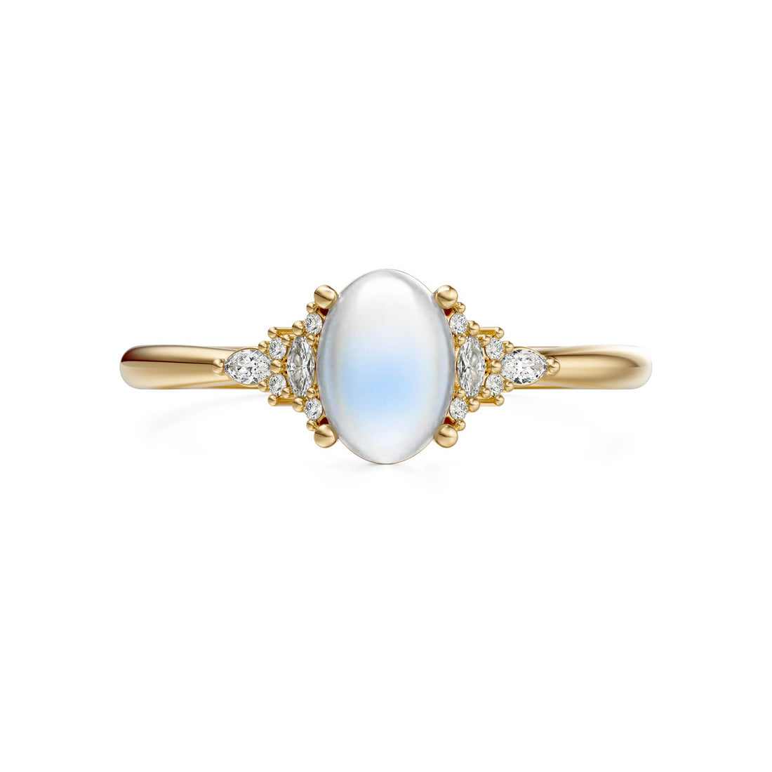 The Mini Maeve Ring | Moonstone