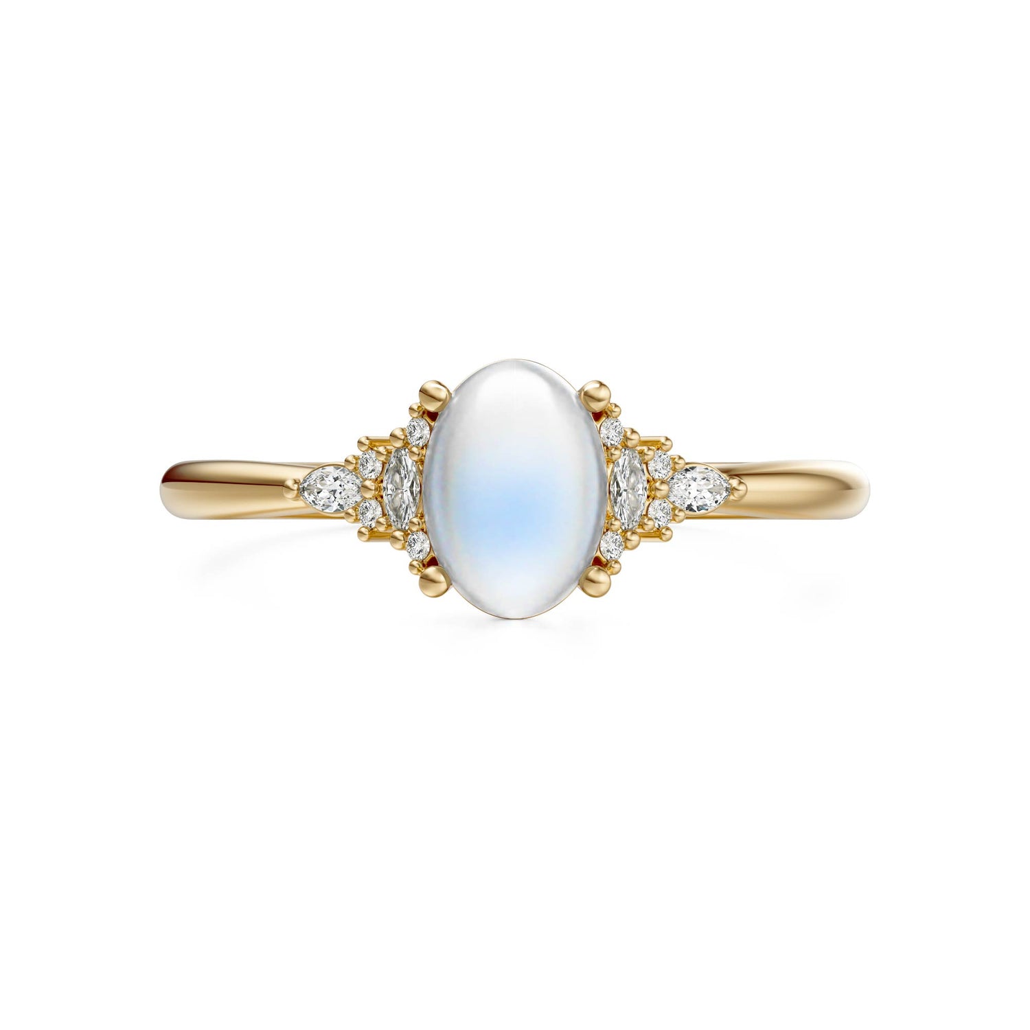 The Mini Maeve Ring | Moonstone