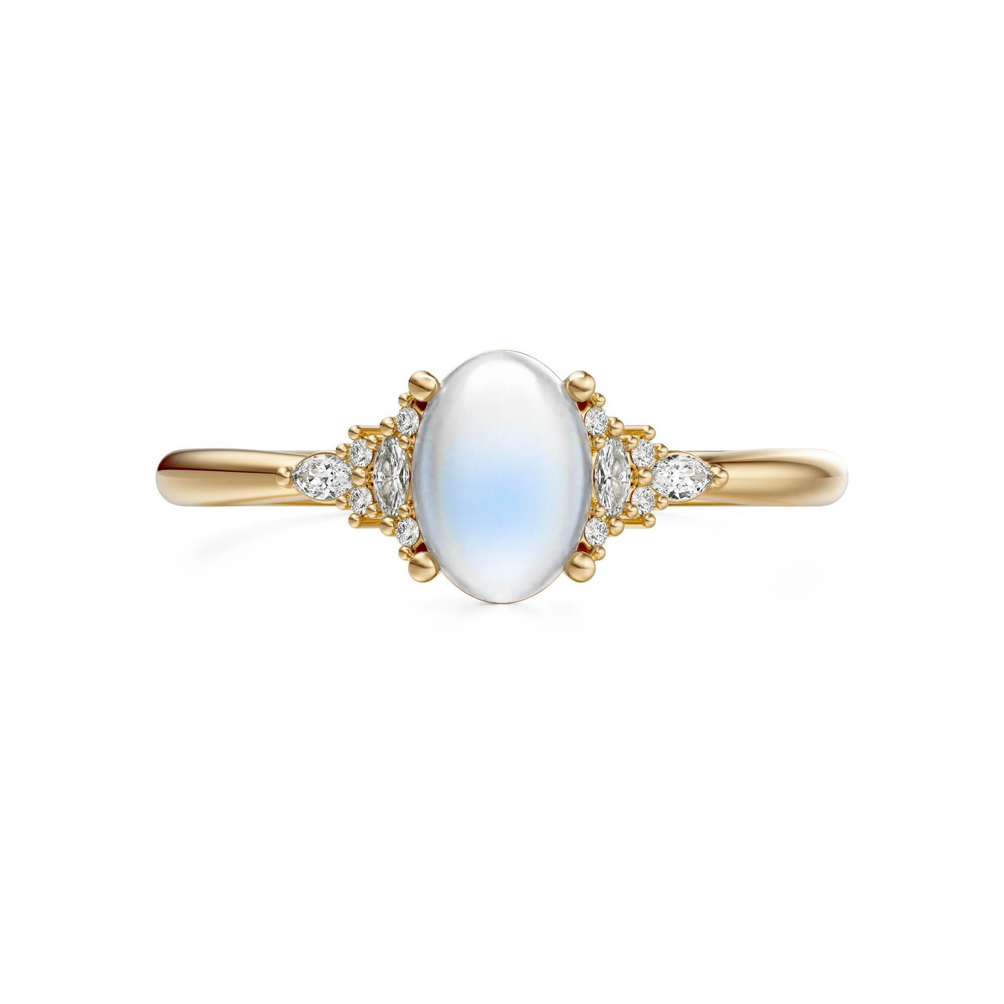 The Mini Maeve Ring | Moonstone