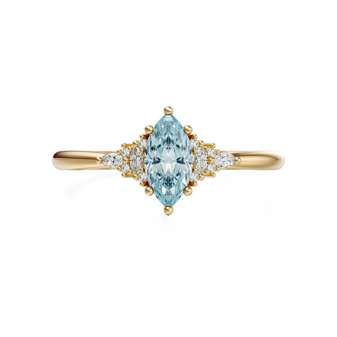The Mini Maeve Ring | Aquamarine