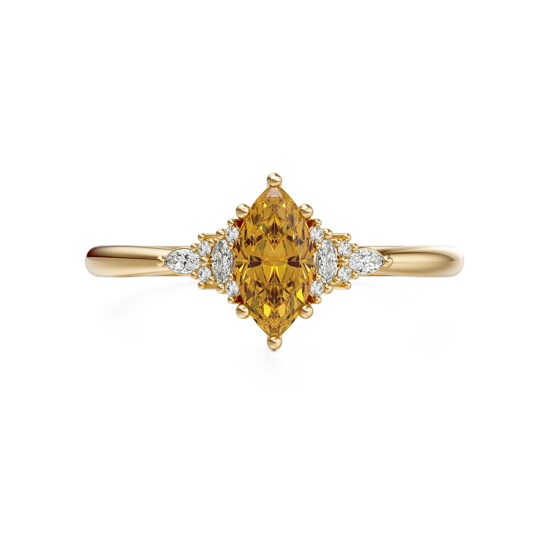 The Mini Maeve Ring | Citrine | November Birthstone