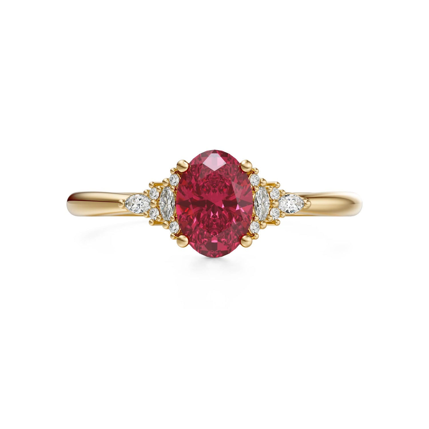 The Mini Maeve Ring | Ruby
