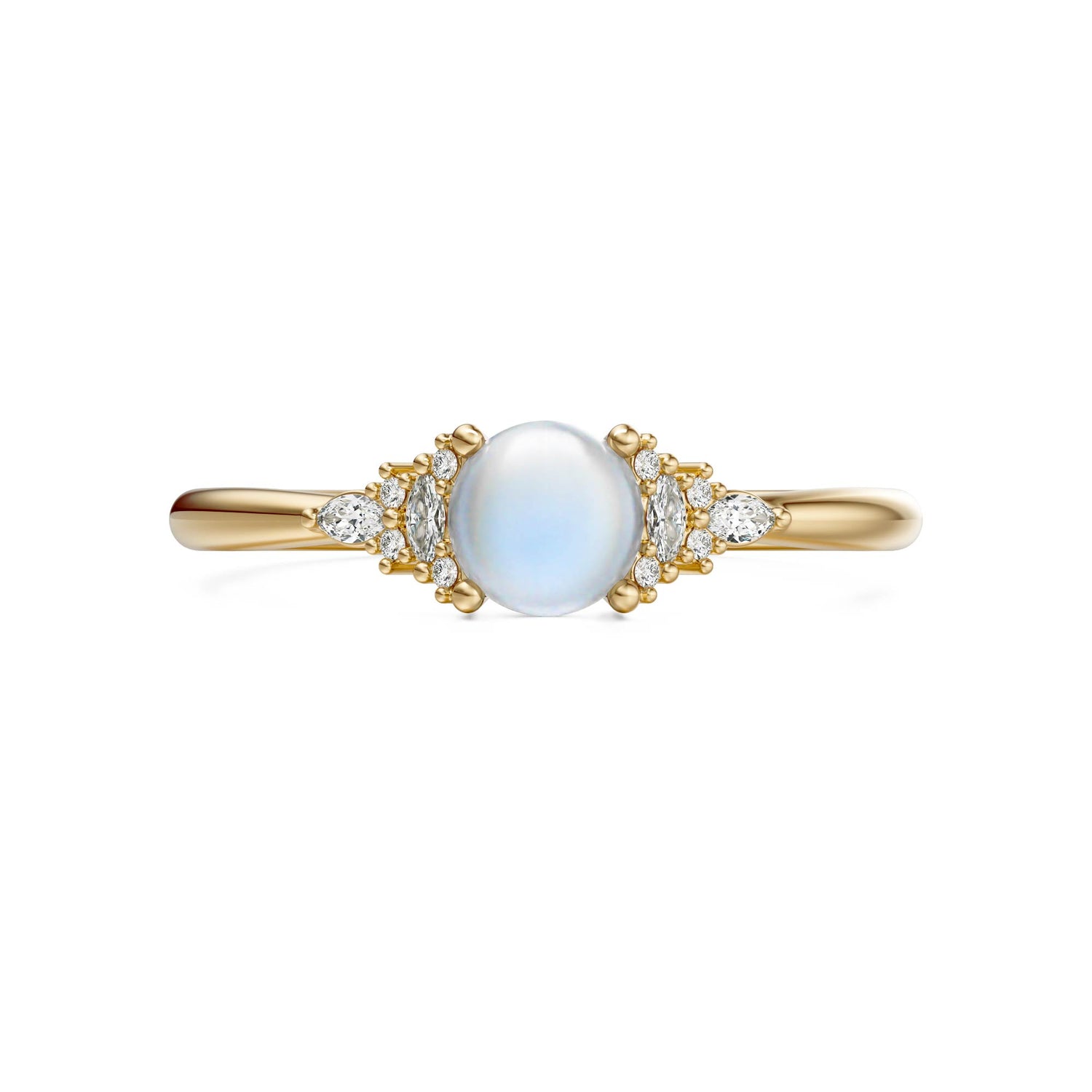 The Mini Maeve Ring | Moonstone