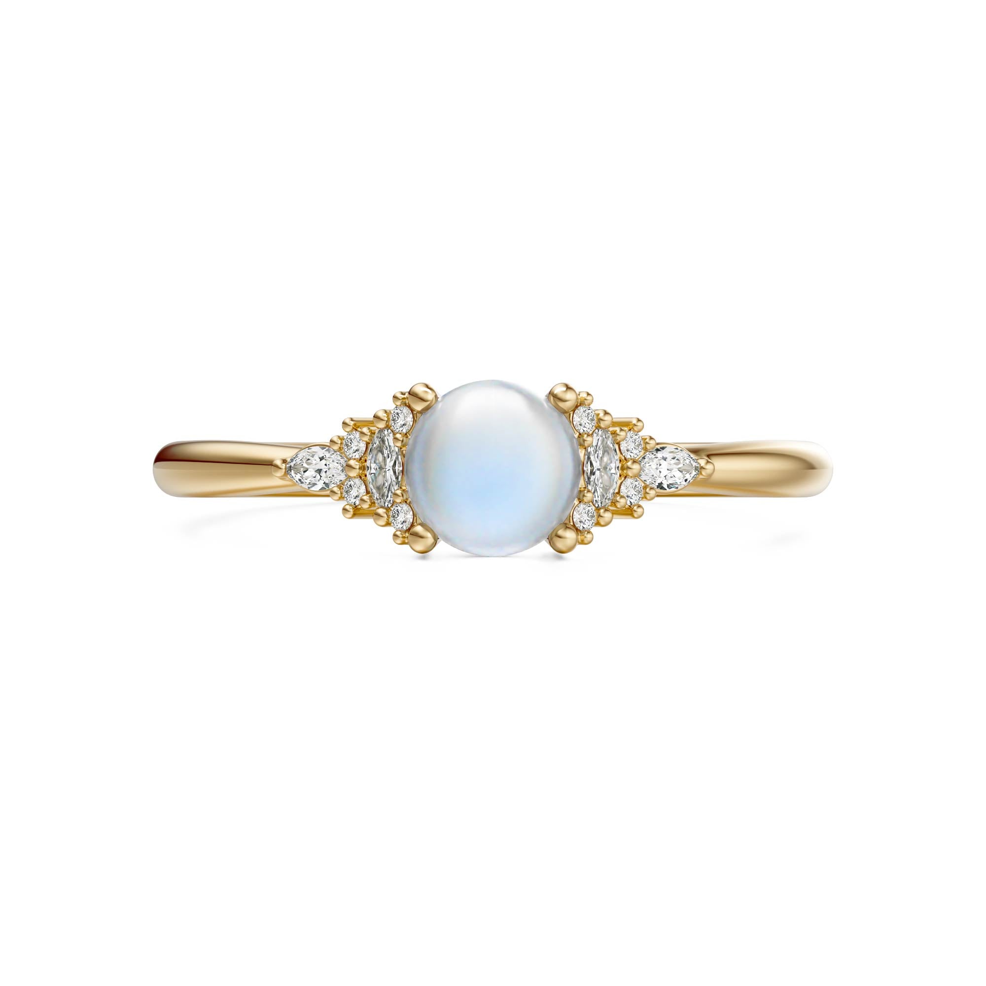 The Mini Maeve Ring | Moonstone
