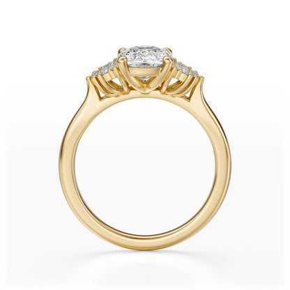 The Ambrosia Ring | Elongated Cushion - Lavender Creek Gems 