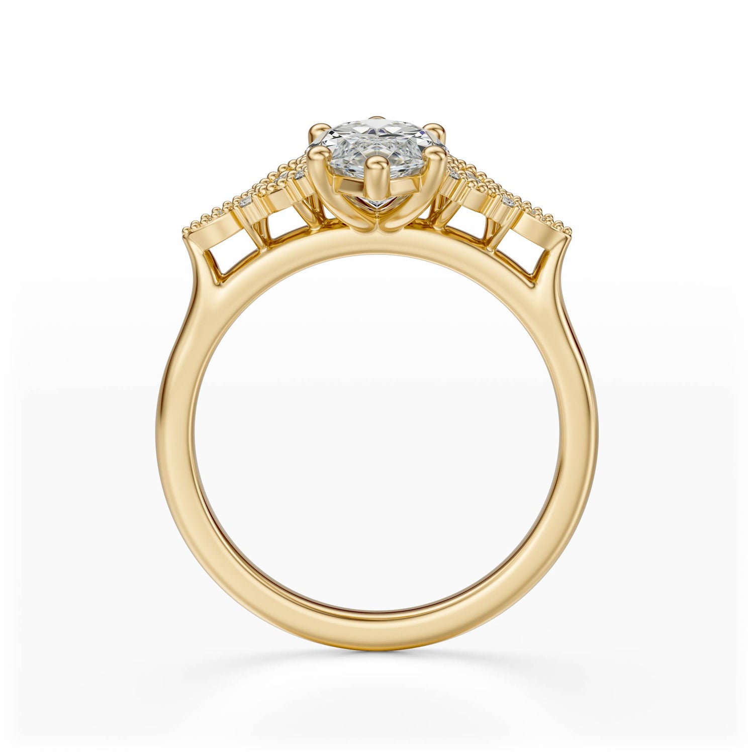 The Art Deco Maeve Ring | Marquise - Lavender Creek Gems 