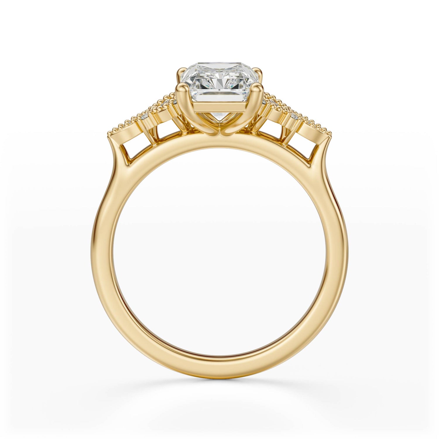 The Art Deco Maeve Ring | Radiant - Lavender Creek Gems 