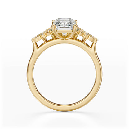 The Art Deco Maeve Ring | Radiant - Lavender Creek Gems 