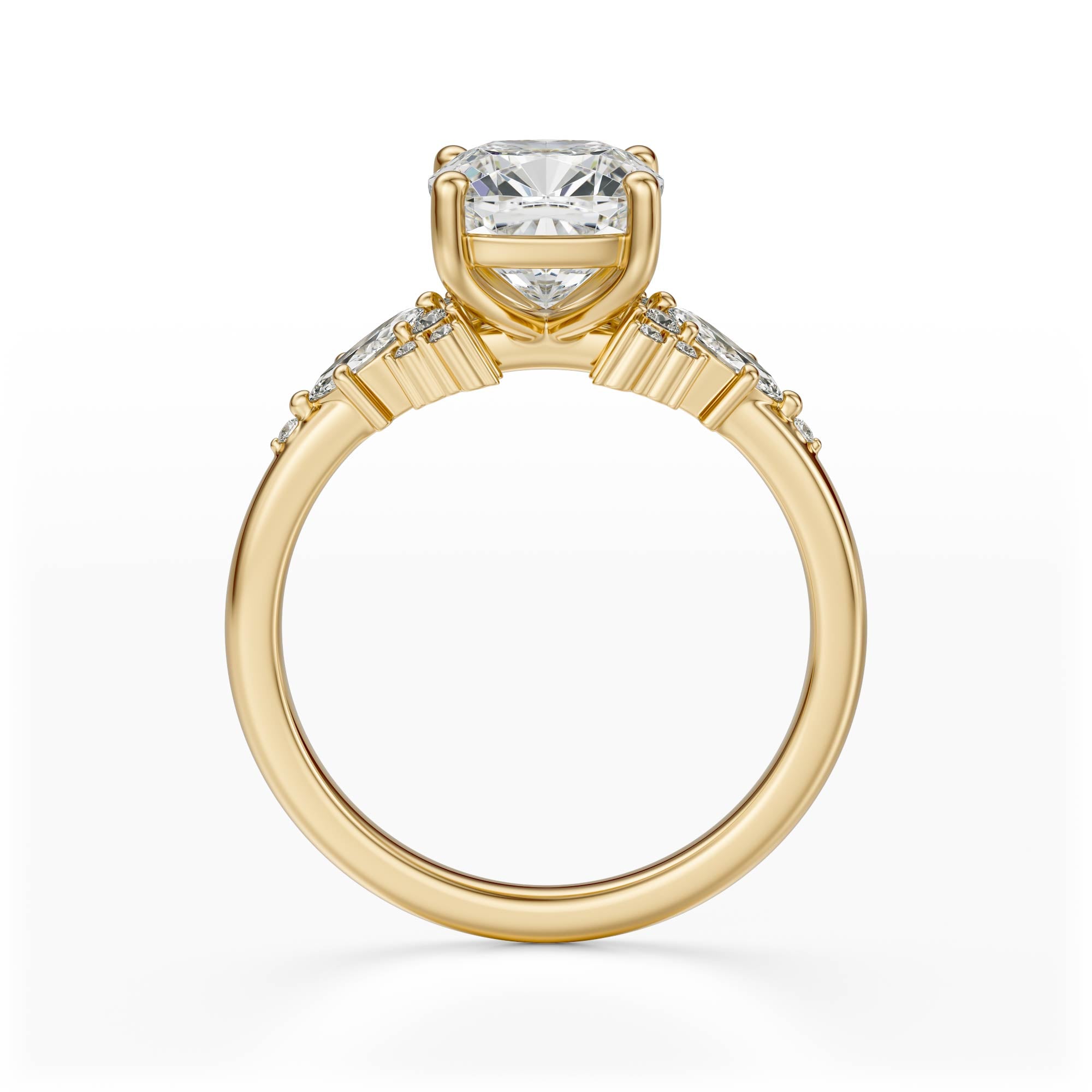 The Ascendant Ring | Cushion - Lavender Creek Gems 