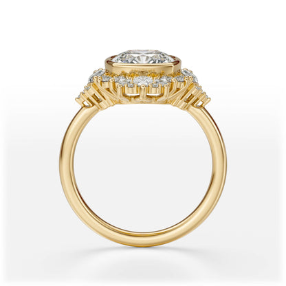 The Ethereal Ring | Cushion | Setting Only