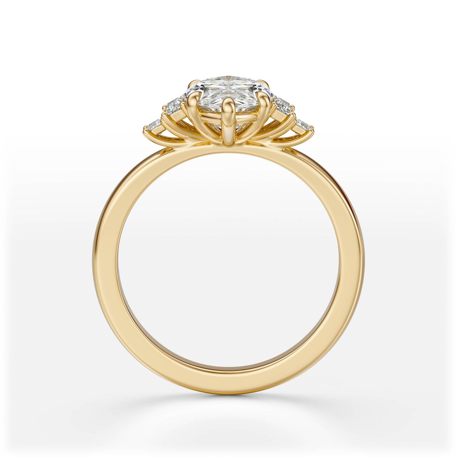 The Elevated Mira Ring | Marquise | Setting Only
